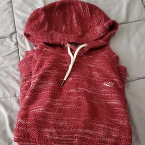 Burgendy Hollister hoodie